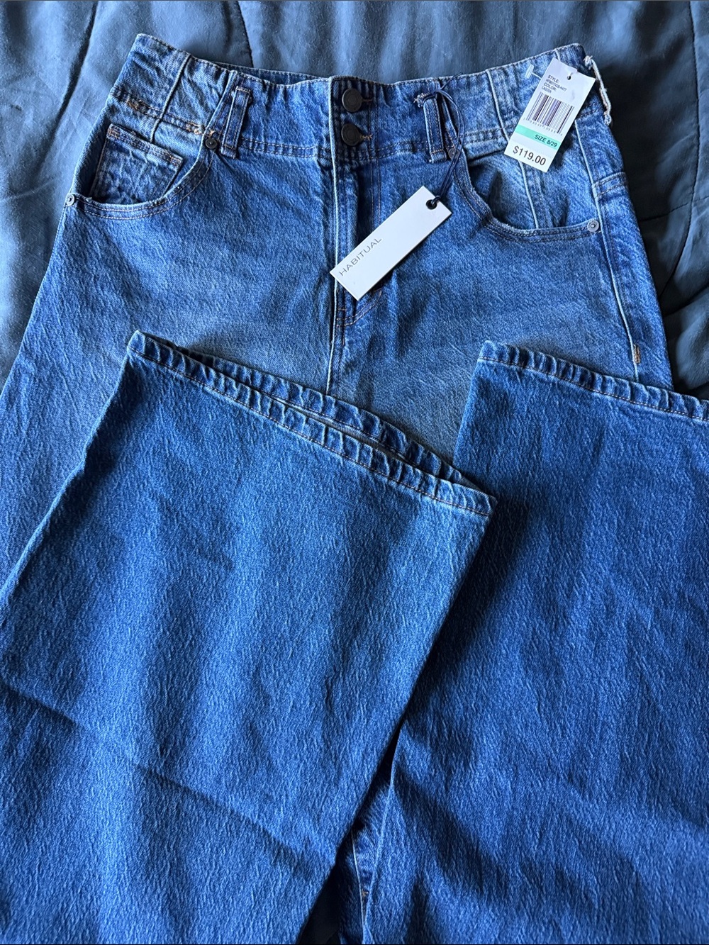 Habitual Women's Blue Denim High-Waist Jeans